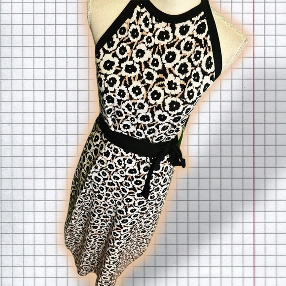 NWT Diane von Furstenberg for Target ‘Halter Tie-Neck Neutral Poppy Dress’ Sz L - Picture 15 of 16